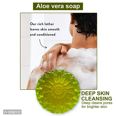 Exotic Aloe Vera Soap With Natural Healing Properties For All Skin Types -100 Grams-thumb0