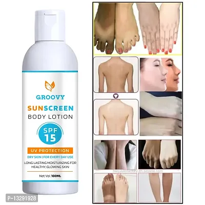Sunscreen Body Lotion- 100 ml with Rosehip Oil for Skin Brightening-thumb0