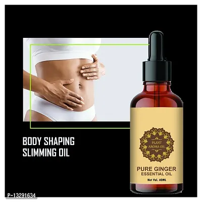 Ginger Essential Oil Ginger Oil Fat Loss Belly Fat Reduce Oil, Weight Loss Massage Oil, Fat Burner Oil For Women, Slimming Oil, Weight Loss Oil-thumb0