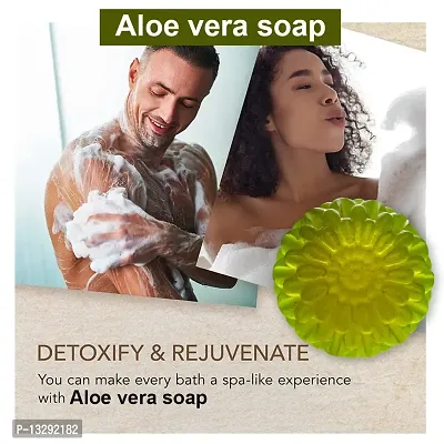 Aloe Vera Bliss: A Soap That Soothes, Heals, And Hydrates Your Skin With Every Wash -100 Grams-thumb0