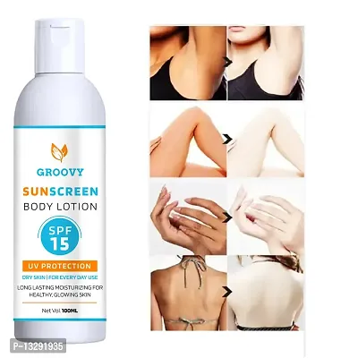 Sunscreen Body Lotion- 100 ml with Peppermint Oil for Cooling Effect-thumb0