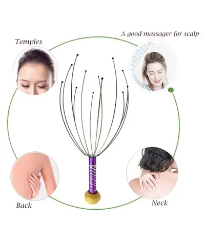 Scalp Massager, Head Scratcher, Manual Head Massager for Stress Relief, Relaxing Scalp Scratcher, Tingler for Gentle Hair Stimulation