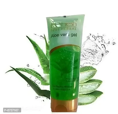 Biofresh Aloe Vera Gel | 100% Organic for Skin with Vitamin E and Antiseptic Herbs, For Smooth, Nourished and Moisturised Skin, Anti-ageing  Anti-Inflammatory, 60-thumb0