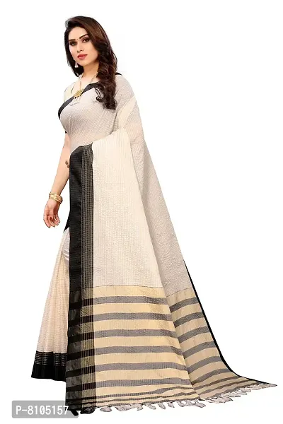 Buy White Sarees for Women by Peachmode Online | Ajio.com