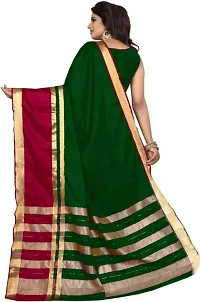 Latest Attractive Art Silk Saree with Blouse piece-thumb1