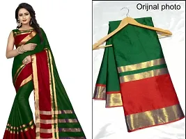 Latest Attractive Art Silk Saree with Blouse piece-thumb3