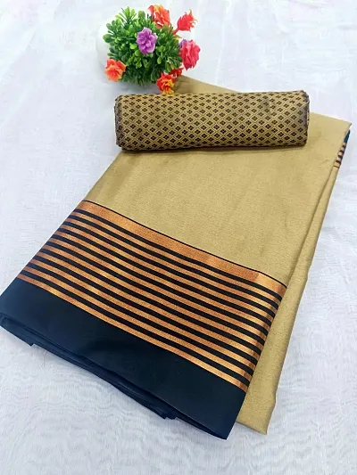 Soft Silk Saree With Blouse Piece