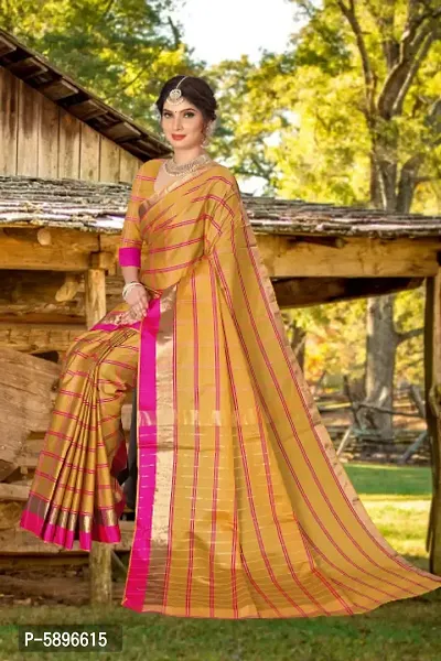 Beautiful Cotton Silk Saree with Blouse piece