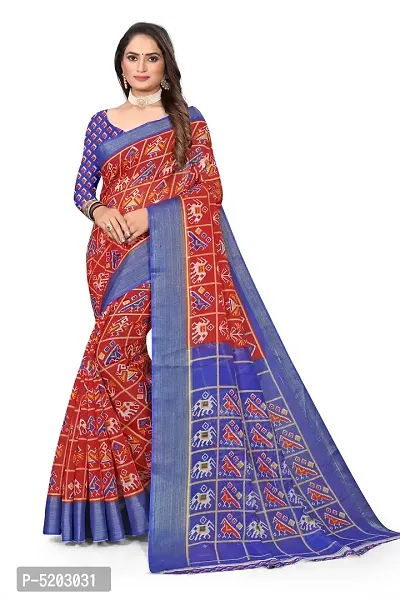 Beautiful Chanderi Cotton Saree with Blouse piece