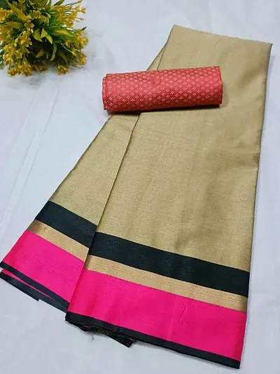 Beautiful Silk Saree with Blouse piece