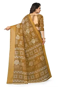 Classic Cotton Printed Saree with Blouse piece-thumb2