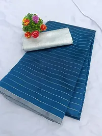 Stylish Cotton Silk Saree With Blouse-thumb1