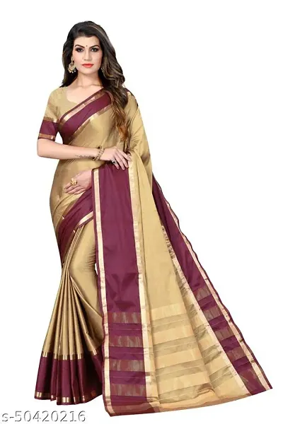 Hot Selling cotton %40 and silk 60 % Sarees 