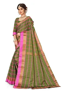 Cotton Sarees With Blouse Piece-thumb1