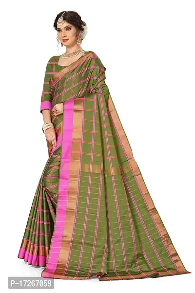 Cotton Sarees With Blouse Piece-thumb2