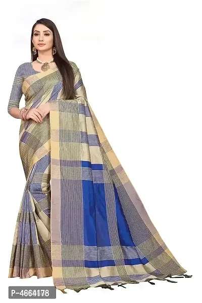 Beautiful Chanderi Cotton Saree with Blouse piece