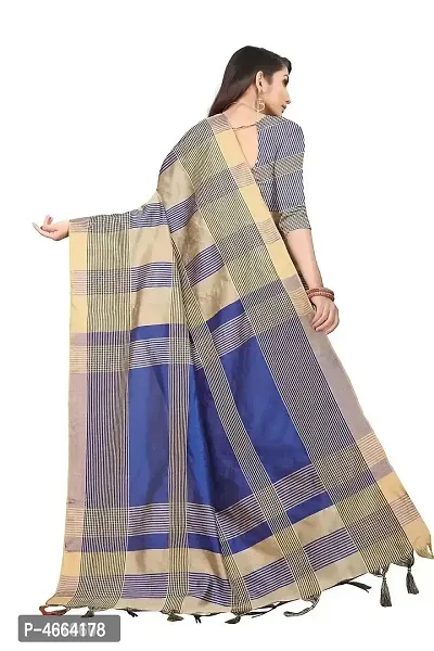 Beautiful Chanderi Cotton Saree with Blouse piece-thumb2