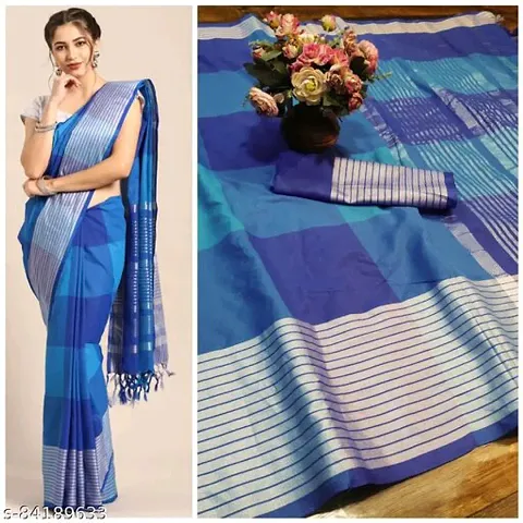 Sana Silk Saree with zallar