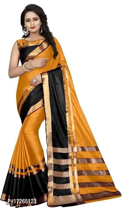 Cotton Silk Sarees With Blouse Piece