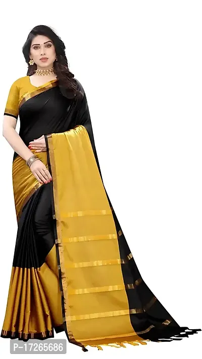 Cotton Silk Sarees With Blouse Piece