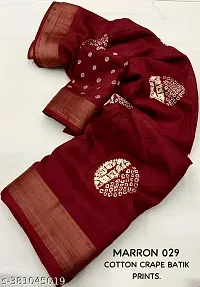 Handloom silk blend Sarees for Women-thumb2