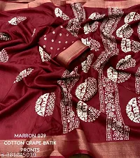 Handloom silk blend Sarees for Women-thumb3