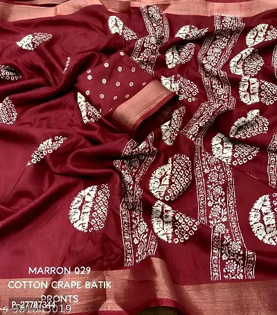 Handloom silk blend Sarees for Women-thumb4