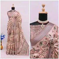 Jivika Attractive Cotton Silk Saree with Blouse piece For Women-thumb1