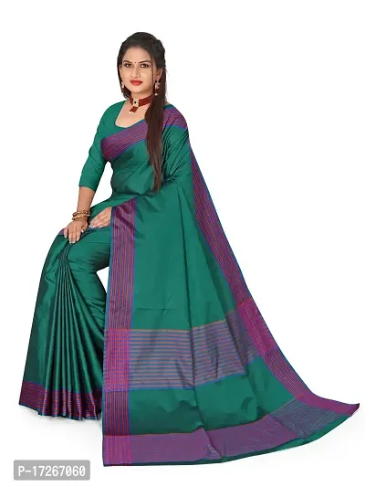 Cotton Sarees With Blouse Piece-thumb2