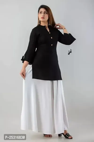 Stylish Fancy Designer Viscose Rayon Kurta With Bottom Wear For Women-thumb0