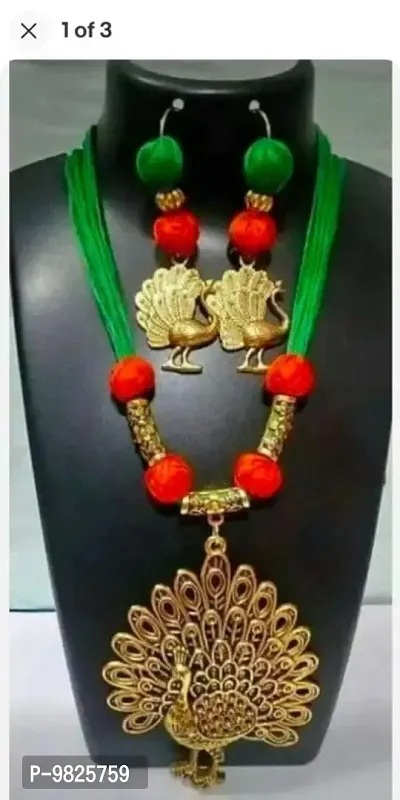 Stylish Alloy Hand Made Jewellery Set For Women-thumb0