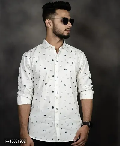 Stylish Printed Shirt for Men-thumb0