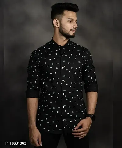 Stylish Printed Shirt for Men-thumb0