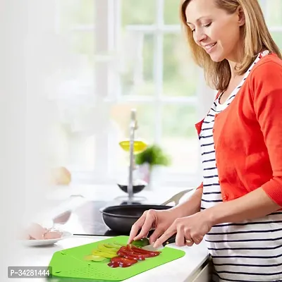 Multi Chopping Board and stand for cutting and chopping of vegetables, fruits meats etc. including all kitchen purposes-thumb2