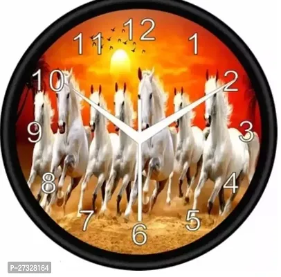 Designer Multicoloured Plastic Analog Wall Clock