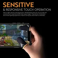 Premium Quality Breathable PUBG Mobile Gaming Finger Sleeves Pack of 10 (20 Sleeves)-thumb1