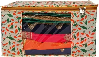 Saree Cover, Saree Cover Storage Bags, Saree Cover With Zip, Saree Cover For Wedding, Pack Of 6-thumb1