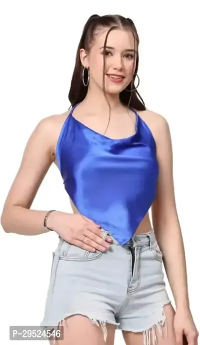 Stylish Satin Top for Women-thumb0