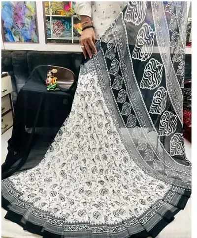 Stylish Saree with Blouse Piece