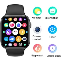 New SMART WATCH 2023, latest version /T500 Full Touch Screen Bluetooth Smartwatch with Body Temperature, Heart Rate  Oxygen Monitor Compatible with All 3G/4G/5G Android  iOS-thumb1