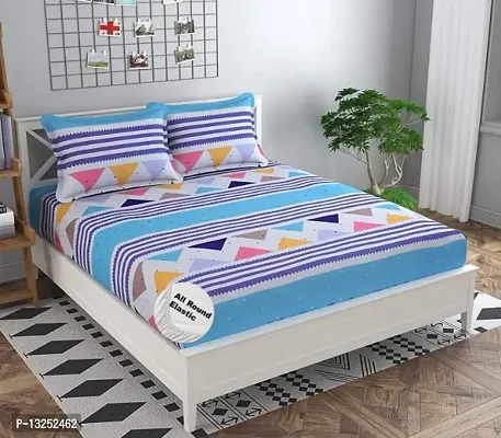 Multi Coloured Cotton Bedsheet
