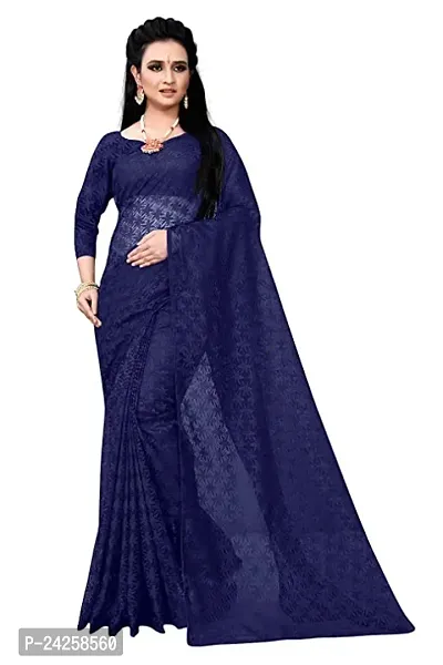 Classic Brasso Printed Saree with Blouse piece-thumb0