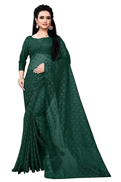 Classic Brasso Printed Sarees with Blouse piece