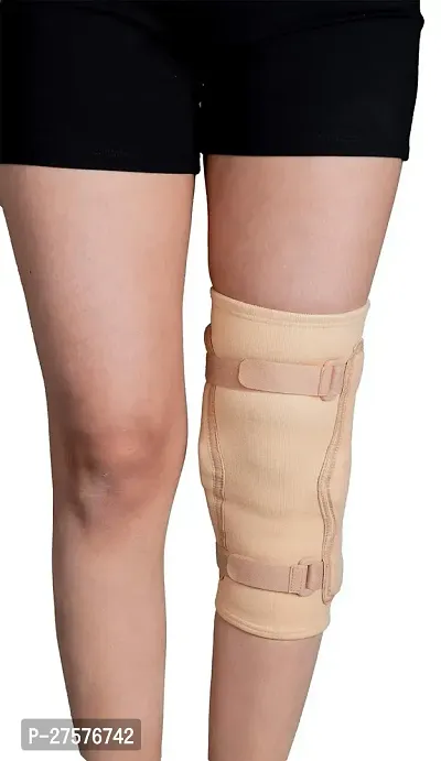 Hinged Knee Cap Compression Support For Knee Joint Pain Relief Stretchable Knee Brace Stabilizer With Hinge