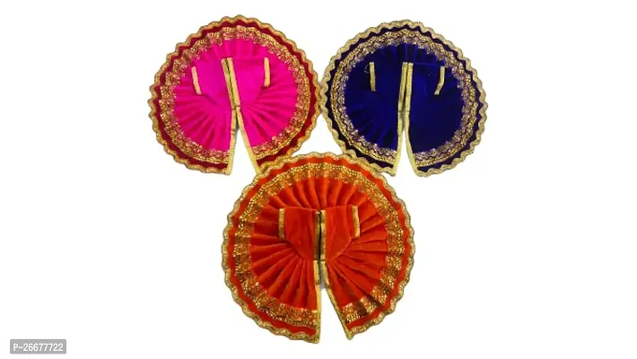 Fancy Dress For Bal Krishna Dress For Laddu Gopal Size: 1 Pack Of 3