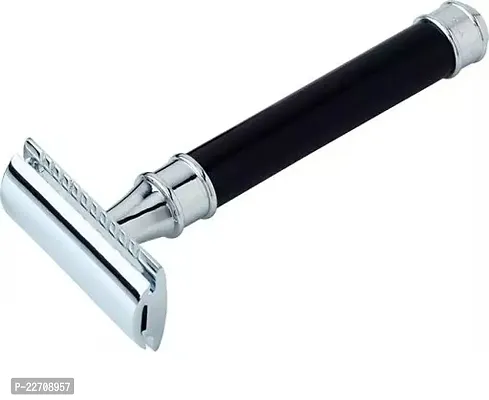 Double Edge Safety Razor |Stainless Steel 304| Closed Comb| Gunmetal Finish + 5 Blades Free