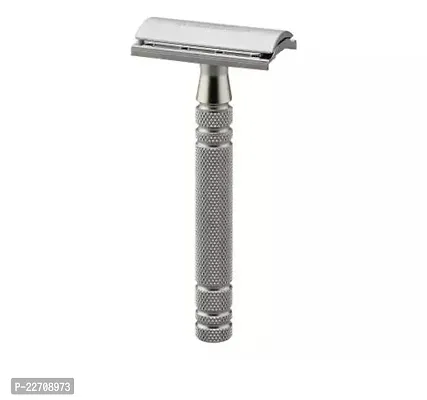 Shaving Double Edge Safety Razor 125 (Close Comb+Open Comb,Chrome) + 5 Blades Free