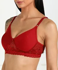 ELFIN BEAUTY Stylish Fancy Cotton Bra-thumb3