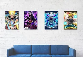 UniqueTown? Paper Printed Naruto Poster Glossy Set Anime HD+ Photos Self Adhesive Exclusive Room Decor (9X12inch, Multicolor) - Pack of 8-thumb2