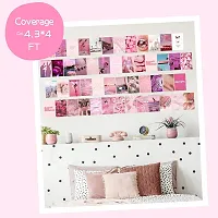 UniqueTown? Pink Aesthetic Picture for Wall Collage, 50 Set 4x6 inch, Rosy Collage Print Kit, VSCO Posters for Bedroom.Pack of 50-thumb3